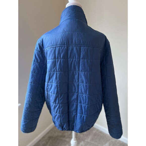 Lands End Jacket Primaloft Mens Large 42-44 Quilted Coat Navy Packable - Picture 2 of 11